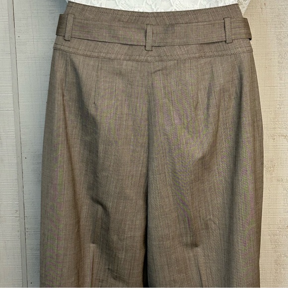 St John Womens 2 Piece Set Jacket Size S Pant Sz 8 Stretchy Wool Taupe Luxe - Picture 6 of 16